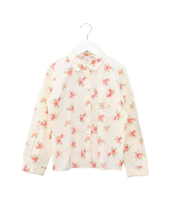 A Ivory Shirts from Bonpoint in size 8Y for girl. (Front View)