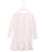 A Pink Long Sleeve Dresses from Petit Bateau in size 3T for girl. (Front View)