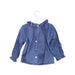 A Blue Long Sleeve Tops from Louis Louise in size 12-18M for girl. (Back View)