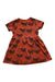 A Orange Short Sleeve Dresses from Mini Rodini in size 5T for girl. (Front View)