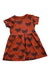 A Orange Short Sleeve Dresses from Mini Rodini in size 5T for girl. (Back View)