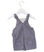 A Navy Overall Shorts from Seed in size 3-6M for boy. (Back View)