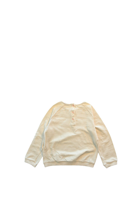 A Beige Crewneck Sweatshirts from Louise Misha in size 6T for girl. (Back View)