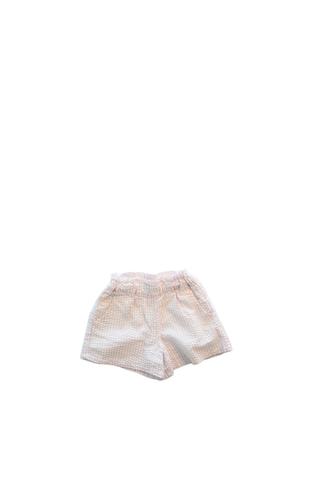A Beige Shorts from Seed in size 6T for girl. (Front View)