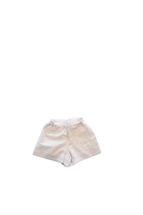 A Beige Shorts from Seed in size 6T for girl. (Back View)