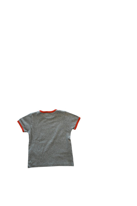 A Grey Short Sleeve T Shirts from Mini Rodini in size 5T for girl. (Back View)