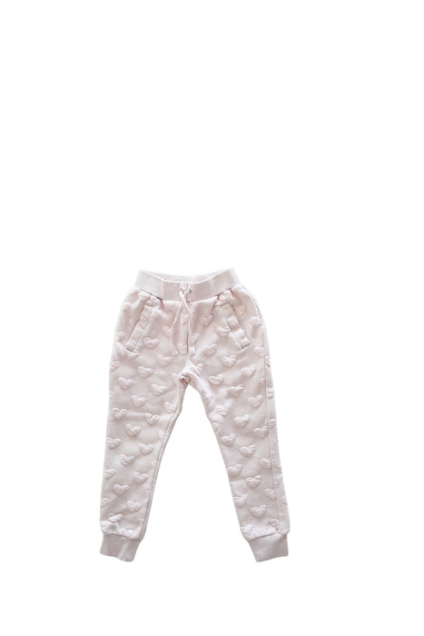 A Ivory Sweatpants from Seed in size 5T for girl. (Back View)