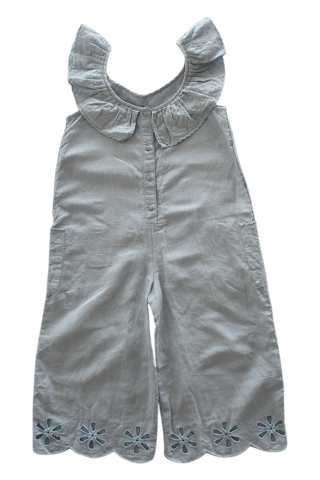 A Grey Overall Dresses from Stella McCartney in size 5T for girl. (Back View)