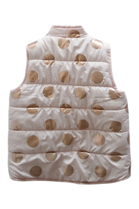 A Pink Puffer/Quilted Coats & Outerwear from Seed in size 6T for girl. (Back View)