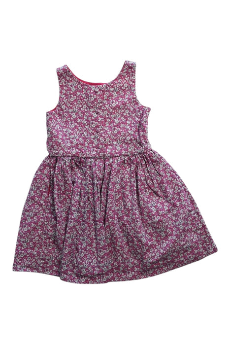 A Pink Sleeveless Dresses from Polo Ralph Lauren in size 5T for girl. (Back View)