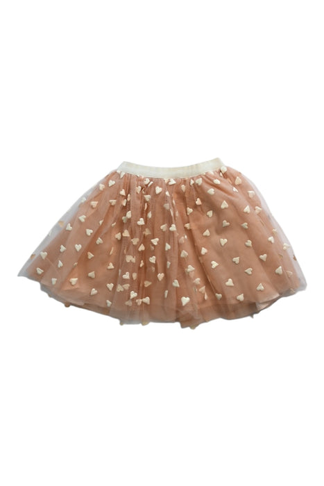 A Peach Tulle Skirts from Bonpoint in size 6T for girl. (Back View)