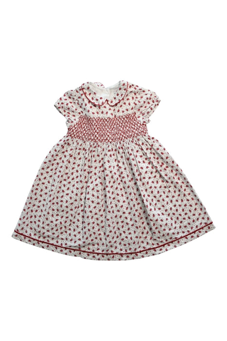 A White Short Sleeve Dresses from Confiture in size 3T for girl. (Front View)
