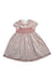A White Short Sleeve Dresses from Confiture in size 3T for girl. (Front View)