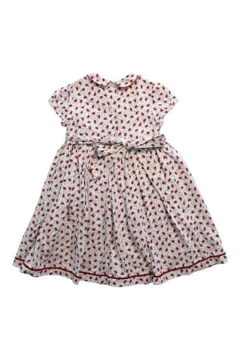 A White Short Sleeve Dresses from Confiture in size 3T for girl. (Back View)