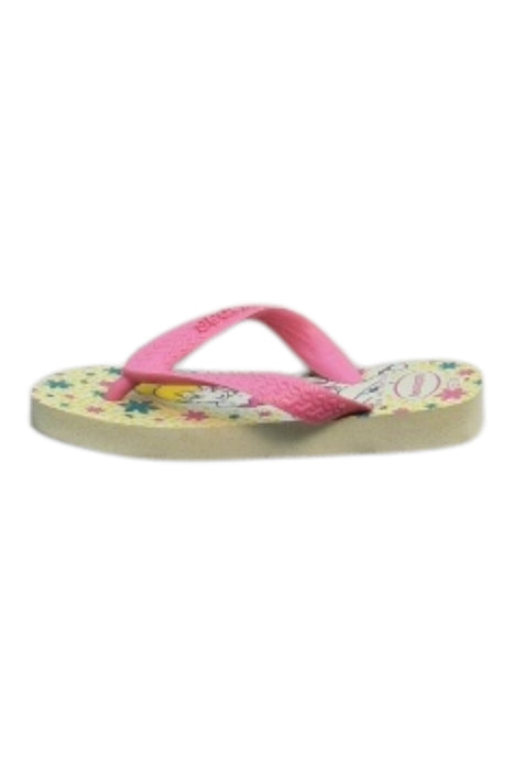 A Multicolour Flip Flops from Havaianas in size 4T for girl. (Back View)