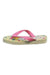 A Multicolour Flip Flops from Havaianas in size 4T for girl. (Back View)
