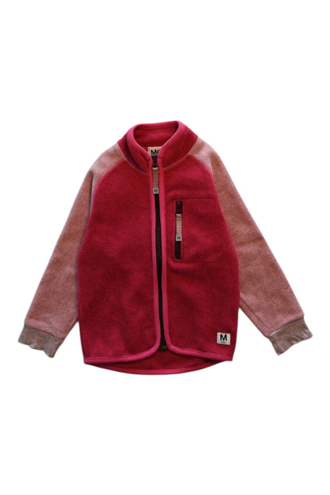 A Pink Puffer/Quilted Coats & Outerwear from Molo in size 5T for girl. (Front View)