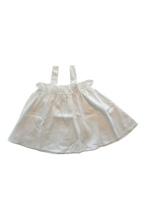 A White Sleeveless Tops from Seed in size 8Y for girl. (Back View)