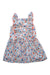 A Multicolour Sleeveless Dresses from Jacadi in size 6T for girl. (Front View)