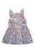 A Multicolour Sleeveless Dresses from Jacadi in size 6T for girl. (Back View)