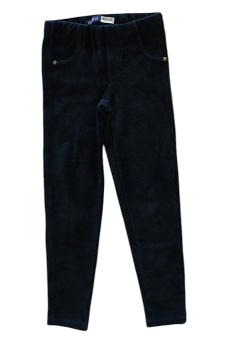 A Navy Leggings from Obaibi - Okaidi in size 6T for girl. (Front View)
