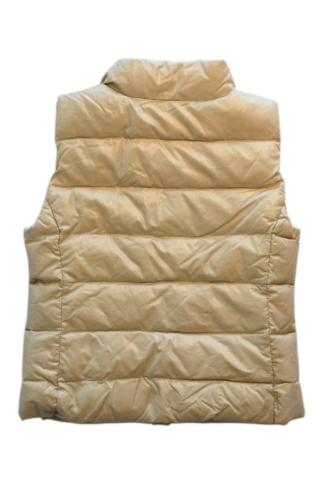 A Beige Outerwear Vests from Moncler in size 6T for neutral. (Back View)
