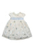 A White Short Sleeve Dresses from Jojo Maman Bébé in size 4T for girl. (Front View)