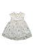 A White Short Sleeve Dresses from Jojo Maman Bébé in size 4T for girl. (Back View)