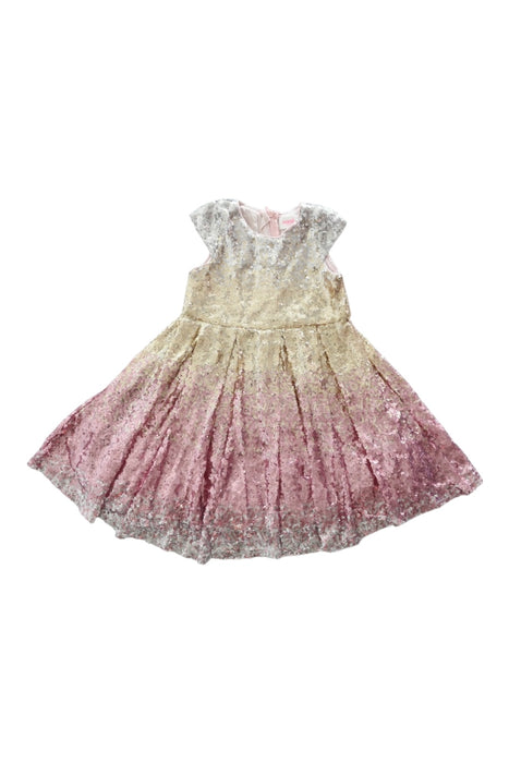 A Multicolour Short Sleeve Dresses from Seed in size 3T for girl. (Front View)