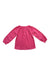 A Pink Long Sleeve Tops from Little Mercerie in size 6T for girl. (Back View)
