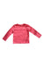 A Pink Long Sleeve T Shirts from Miki House in size 6T for girl. (Front View)
