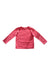 A Pink Long Sleeve T Shirts from Miki House in size 6T for girl. (Back View)