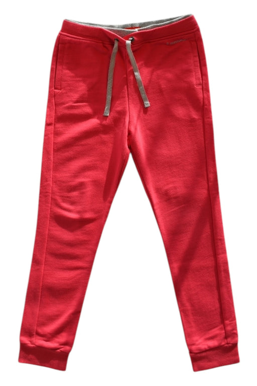 A Red Sweatpants from Obaibi - Okaidi in size 7Y for girl. (Front View)