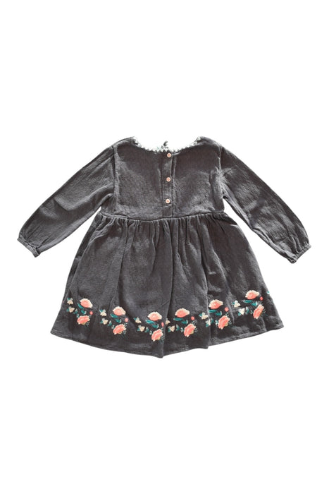 A Multicolour Long Sleeve Dresses from Louise Misha in size 5T for girl. (Back View)