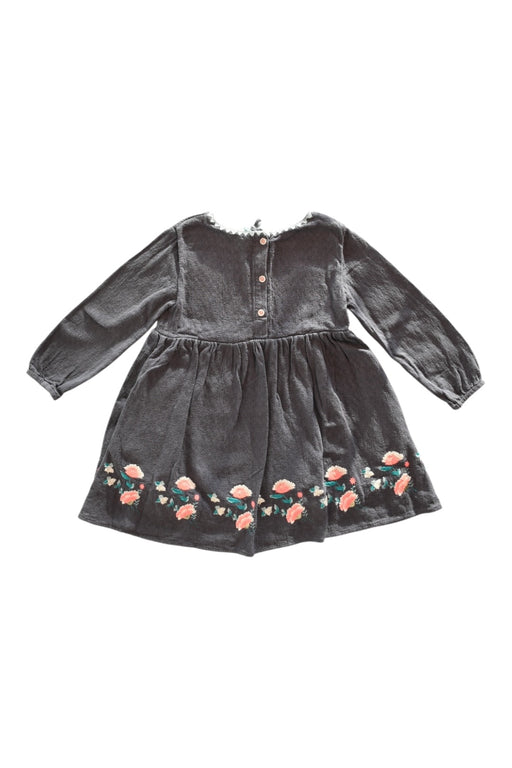 A Multicolour Long Sleeve Dresses from Louise Misha in size 5T for girl. (Back View)
