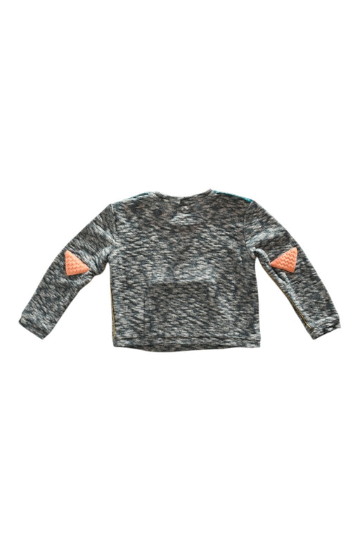 A Multicolour Crewneck Sweatshirts from Oaks of Acorn in size 6T for girl. (Back View)