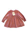 A Pink Long Sleeve Dresses from Mayoral in size 12-18M for girl. (Back View)