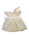 A Ivory Dress Sets from Beau KID in size 12-18M for girl. (Back View)