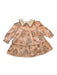 A Peach Long Sleeve Dresses from Miranda in size 12-18M for girl. (Front View)