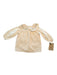 A Ivory Long Sleeve Tops from Mamas & Papas in size 6-12M for girl. (Front View)