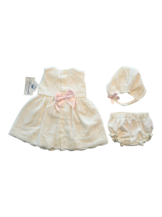 A Ivory Dress Sets from Miranda in size 12-18M for girl. (Back View)