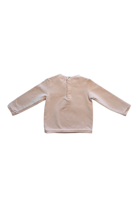 A White Sweatshirts from Jacadi in size 3T for girl. (Back View)