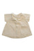 A Ivory Short Sleeve Tops from Jacadi in size 0-3M for boy. (Front View)
