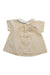 A Ivory Short Sleeve Tops from Jacadi in size 0-3M for boy. (Back View)