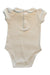 A Ivory Short Sleeve Bodysuits from Jacadi in size 3-6M for boy. (Back View)