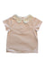A Peach Short Sleeve Tops from Jacadi in size 2T for girl. (Front View)