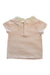 A Peach Short Sleeve Tops from Jacadi in size 2T for girl. (Back View)
