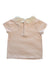 A Peach Short Sleeve Tops from Jacadi in size 2T for girl. (Back View)