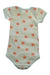 A Green Short Sleeve Bodysuits from Petit Bateau in size 3-6M for neutral. (Back View)