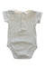 A Blue Short Sleeve Bodysuits from Jacadi in size 3-6M for girl. (Back View)